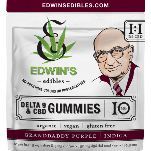 Granddaddy Purple – Indica – Delta 9 THC Gummies
