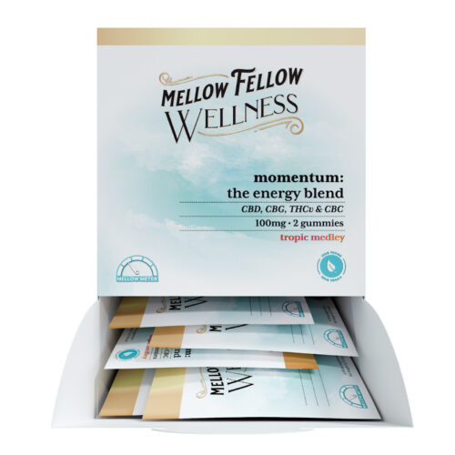 Mellow Fellow Wellness - Gummies - 100mg (2 cnt) - Energy Blend - Tropic Medley