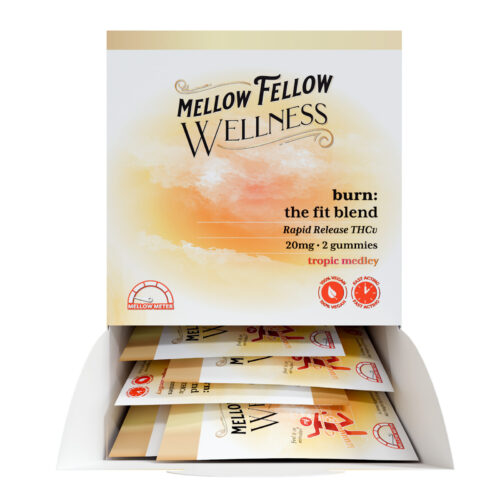 Mellow Fellow Wellness - Gummies - 20mg (2 cnt) - Burn Blend - Tropic Medley